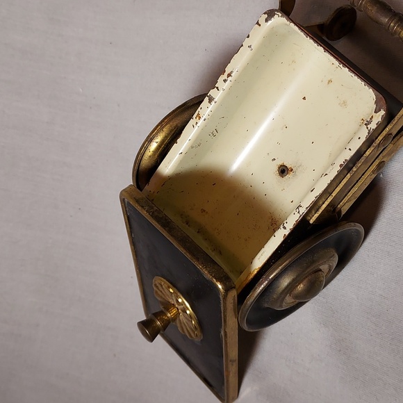 Vintage 1930s French Metal Cart Cigarette Holder Cart Design - Picture 2 of 7